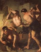 Luca Giordano Vulcan's Forge Germany oil painting artist